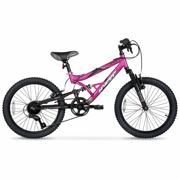 20" Hyper Swift Mountain Bike, Magenta, Youth, Age Group 8 - 13 Years