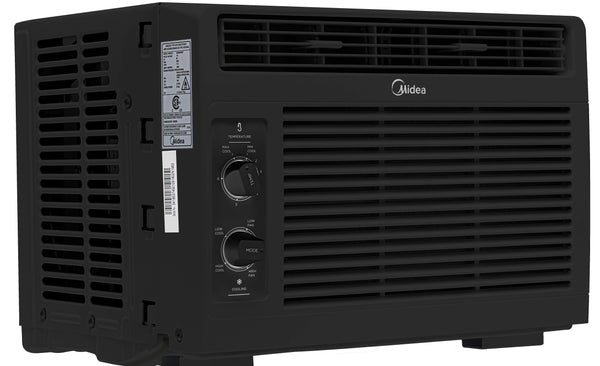 Midea 5,000 BTU 115V Mechanical Window Air Conditioner, Black